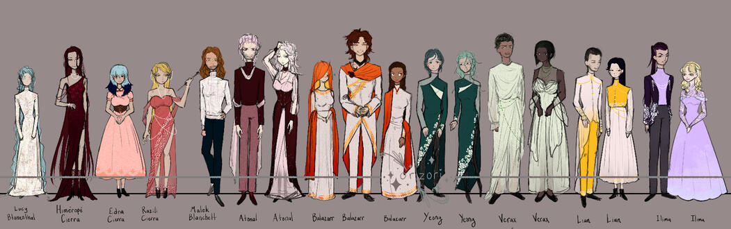 Character Design Line Up ($200+)